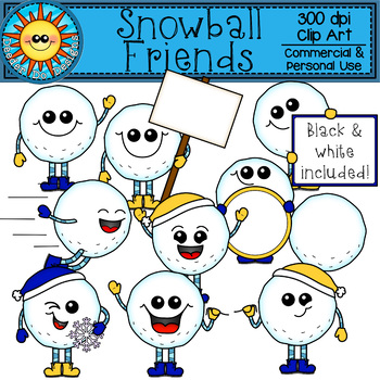 Detail Snowball Clipart Black And White Nomer 52