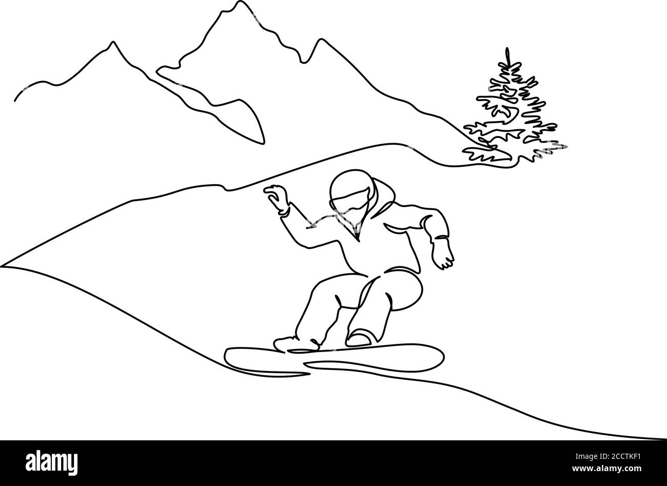 Detail Snowboard Drawings Nomer 2