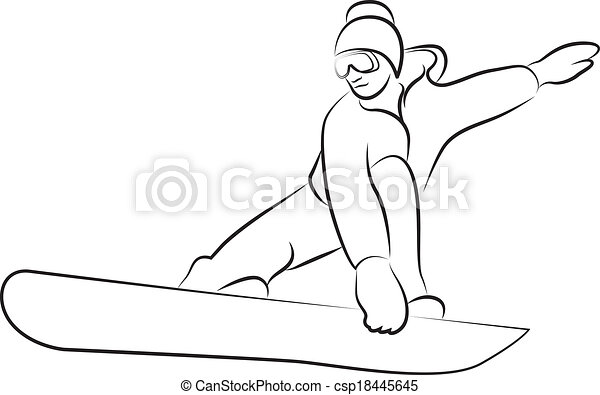 Detail Snowboard Drawings Nomer 33