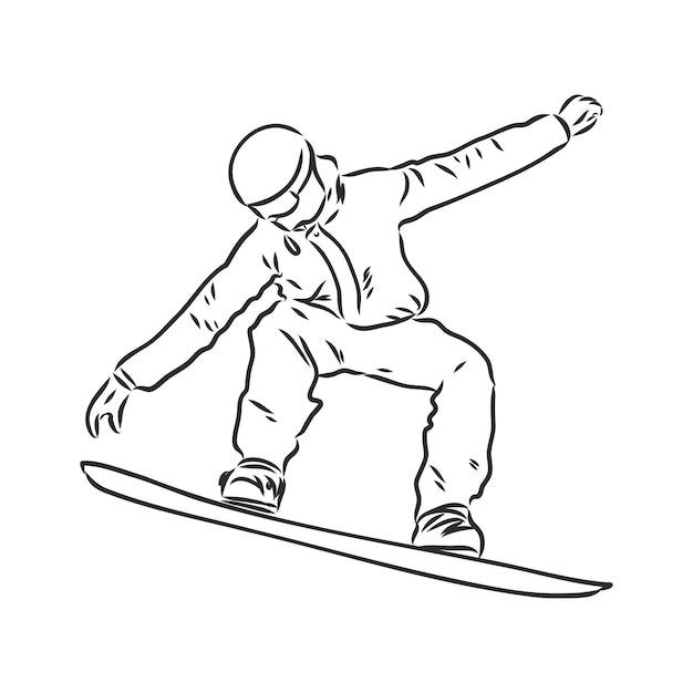 Detail Snowboard Drawings Nomer 55