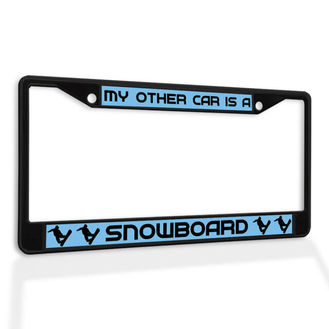 Detail Snowboard License Plate Frame Nomer 8