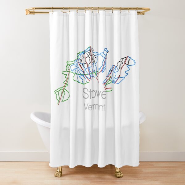 Detail Snowboard Shower Curtain Nomer 20