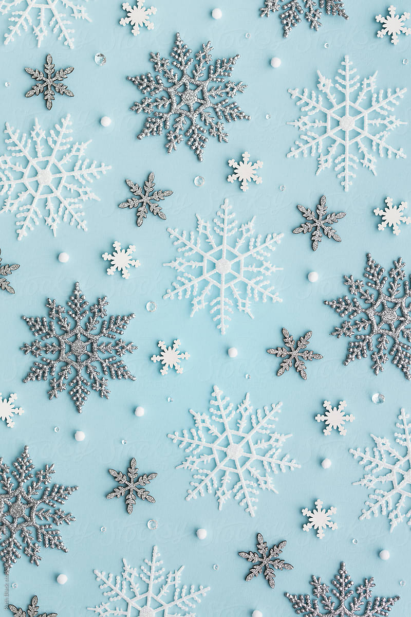 Detail Snowflake Background Images Nomer 55