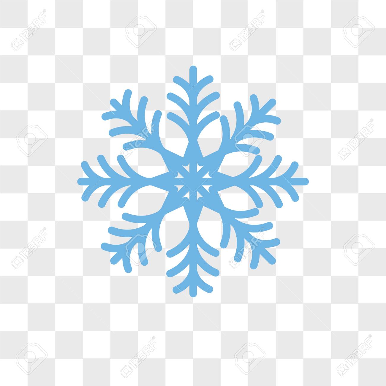 Detail Snowflake Background Transparent Nomer 40