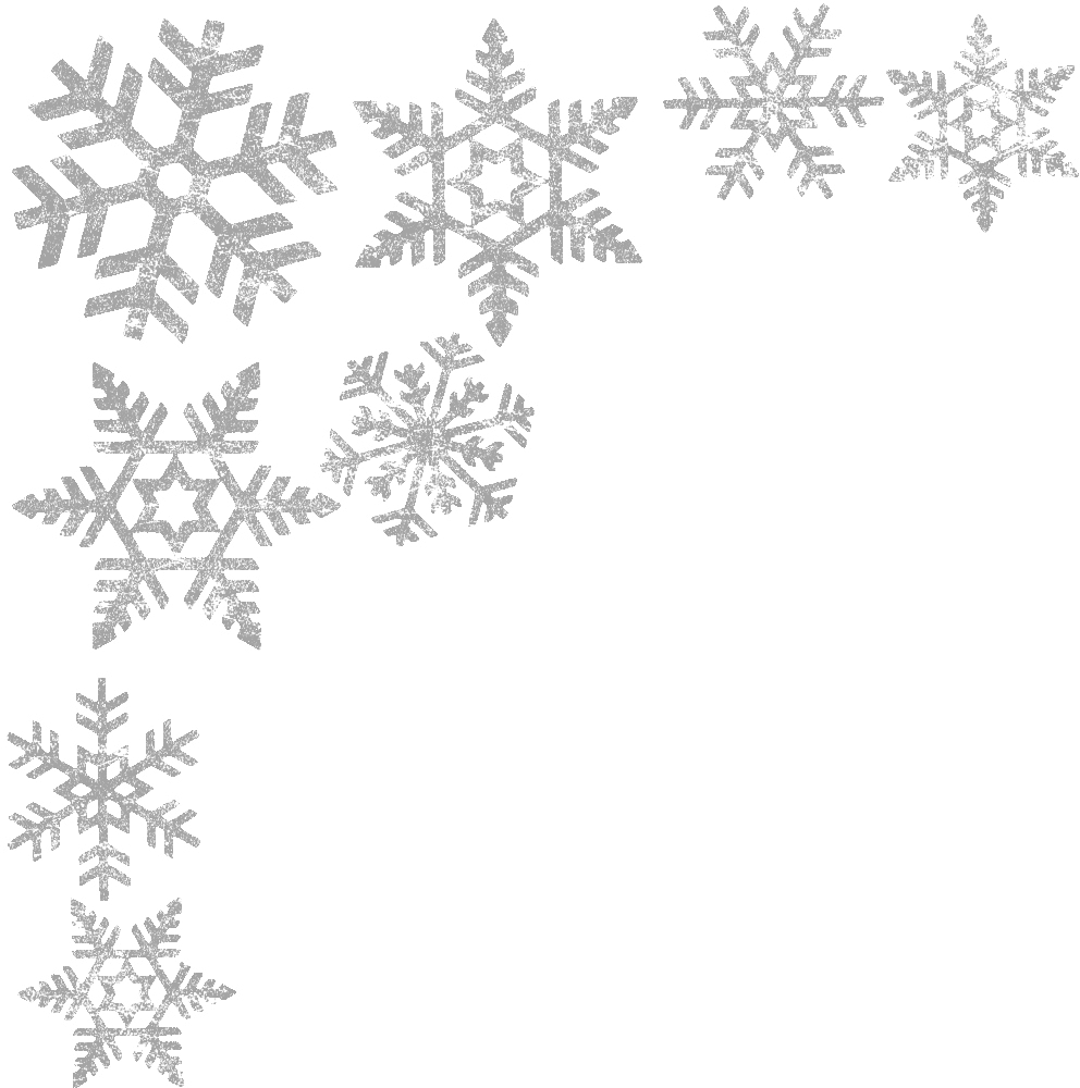 Detail Snowflake Border Png Nomer 10