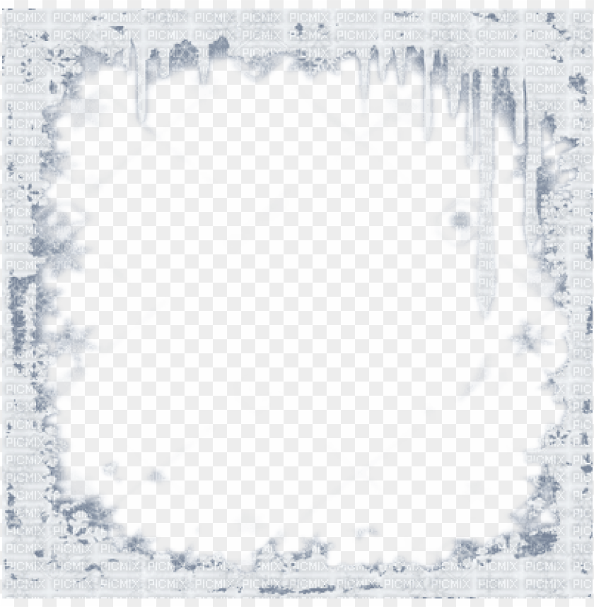 Detail Snowflake Border Png Nomer 16