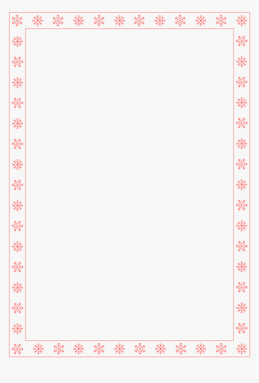 Detail Snowflake Border Png Nomer 41