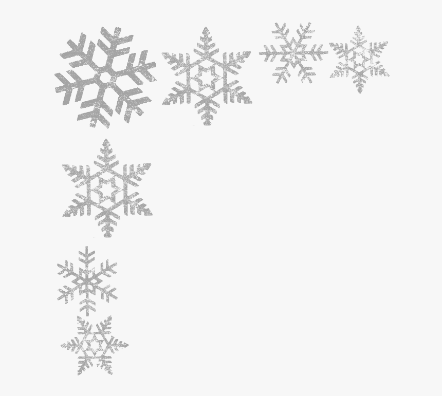 Detail Snowflake Border Png Nomer 5