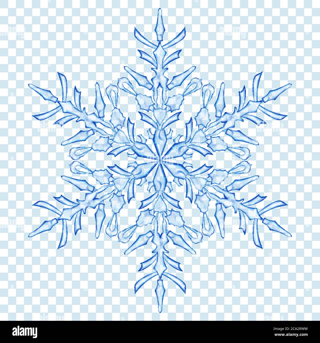 Detail Snowflake Clear Background Nomer 45
