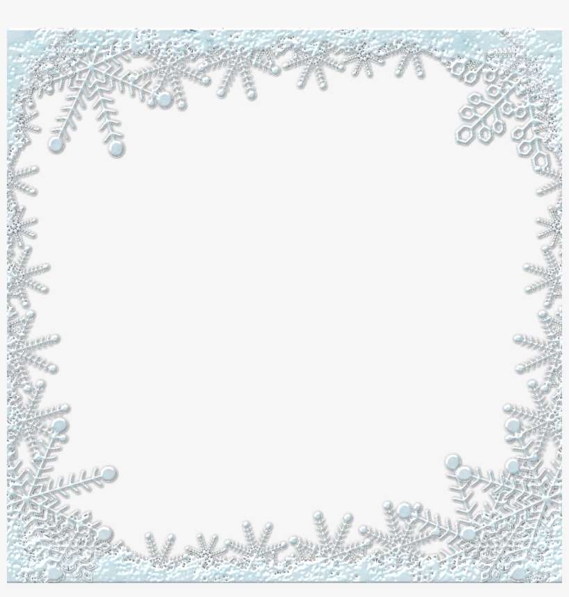Detail Snowflake Frame Png Nomer 17