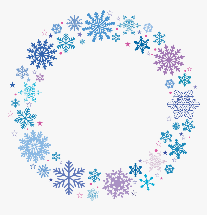 Detail Snowflake Frame Png Nomer 19