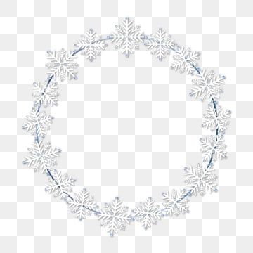 Detail Snowflake Frame Png Nomer 27