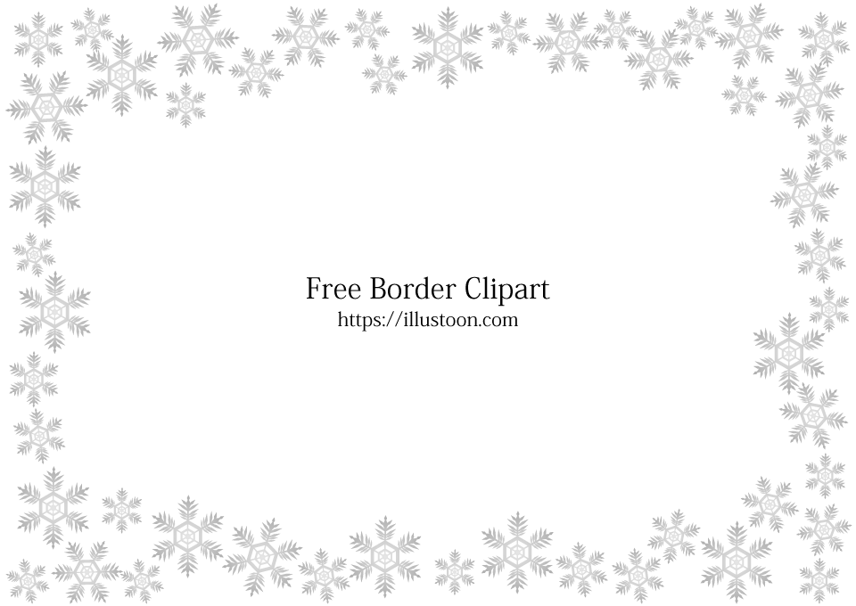 Detail Snowflake Frame Png Nomer 40