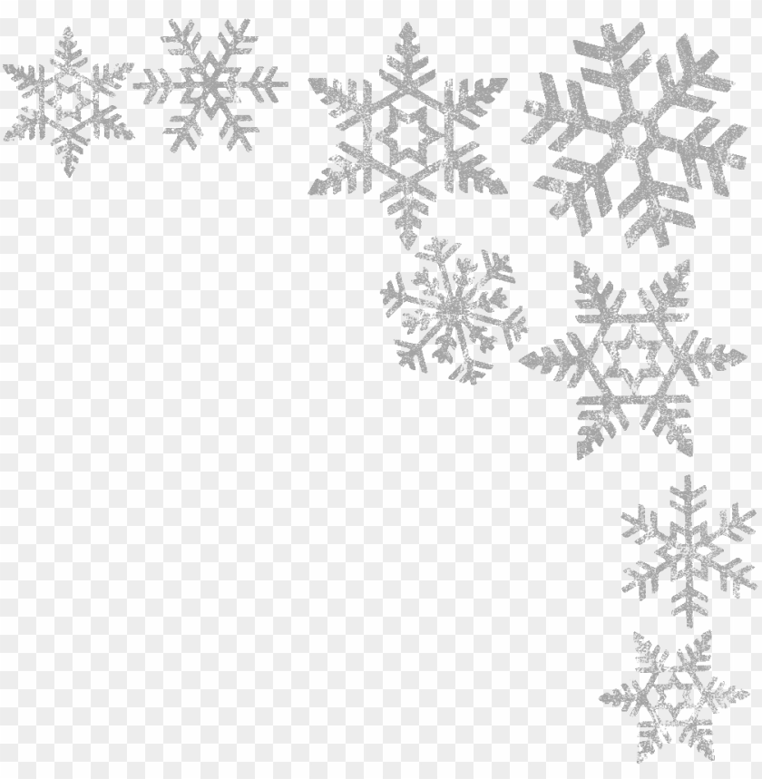 Detail Snowflake Frame Png Nomer 43