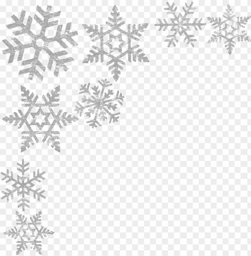 Detail Snowflake Frame Png Nomer 9