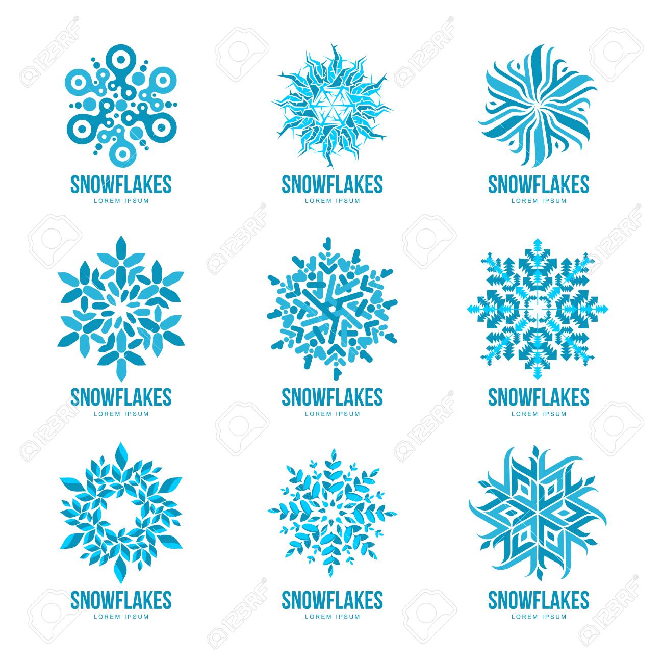 Detail Snowflake Logo Nomer 23