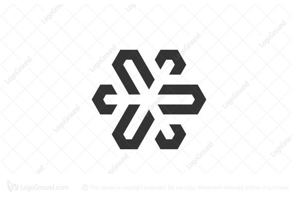 Detail Snowflake Logo Nomer 50