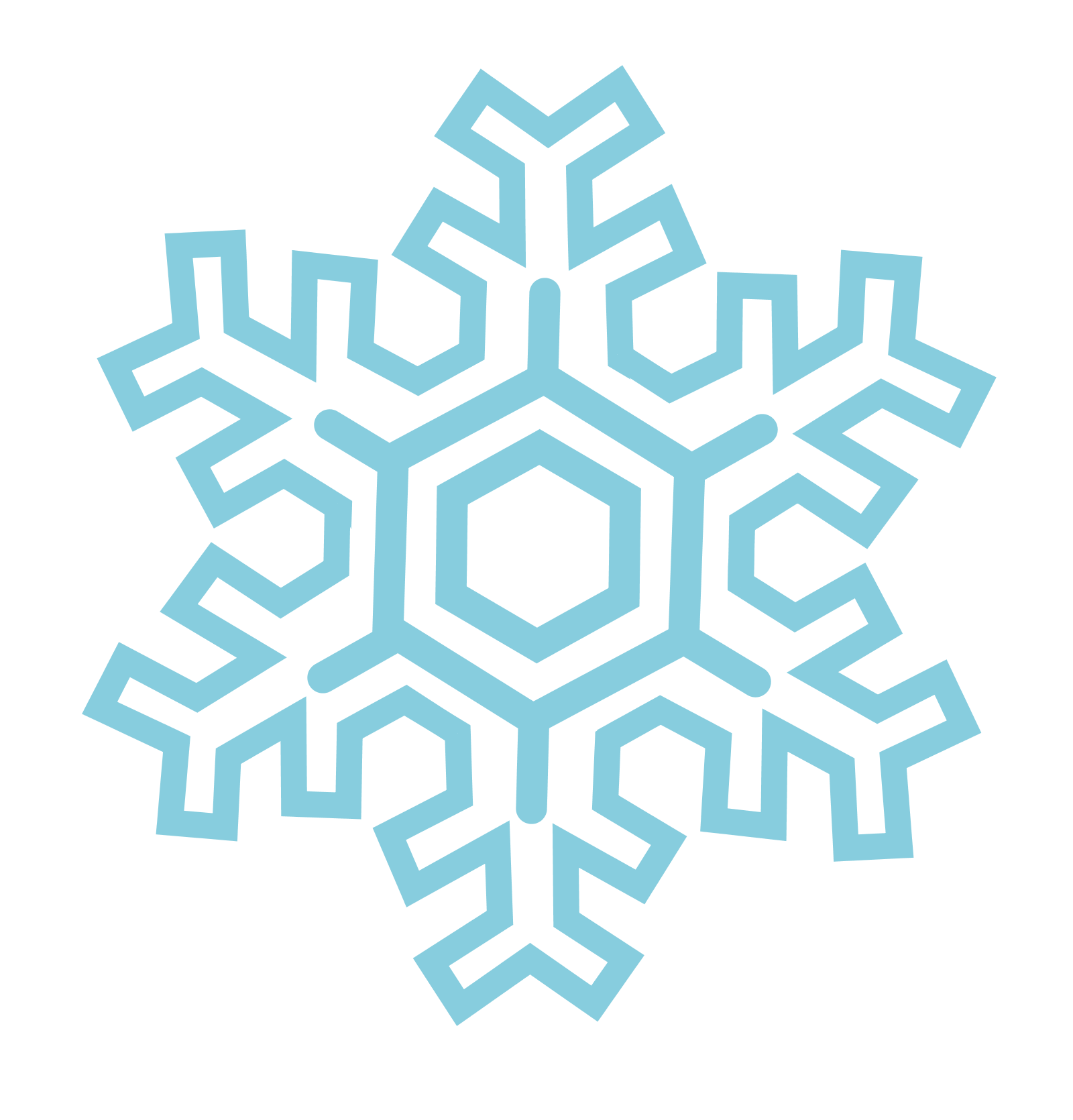 Detail Snowflake Logo Transparent Nomer 34