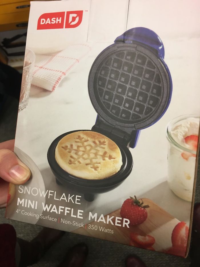 Detail Snowflake Mini Waffle Maker Nomer 17