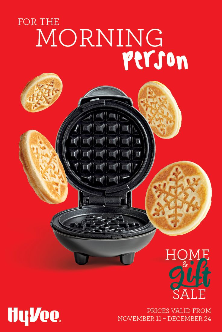 Detail Snowflake Mini Waffle Maker Nomer 38