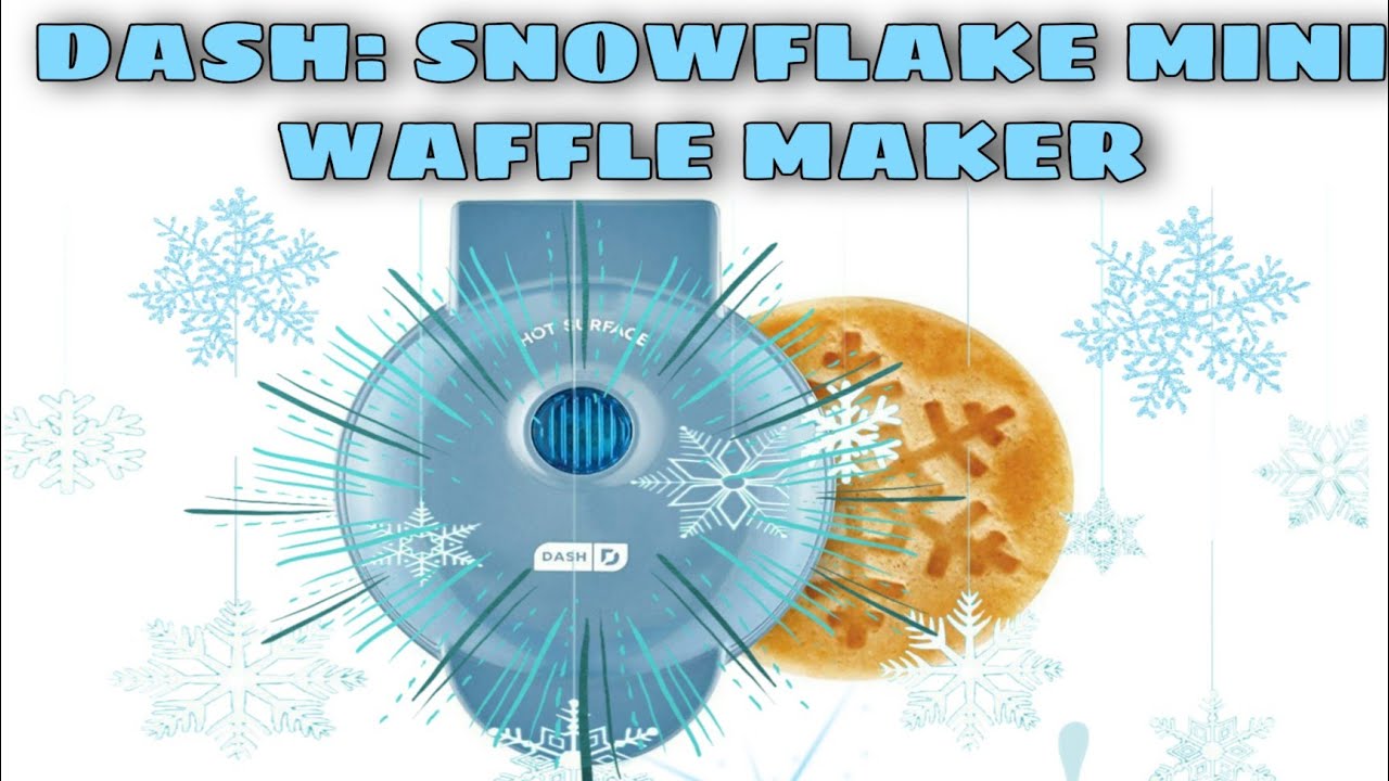 Detail Snowflake Mini Waffle Maker Nomer 55