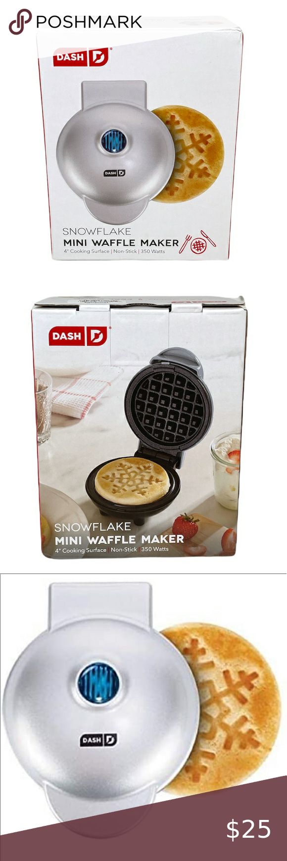 Detail Snowflake Mini Waffle Maker Nomer 56