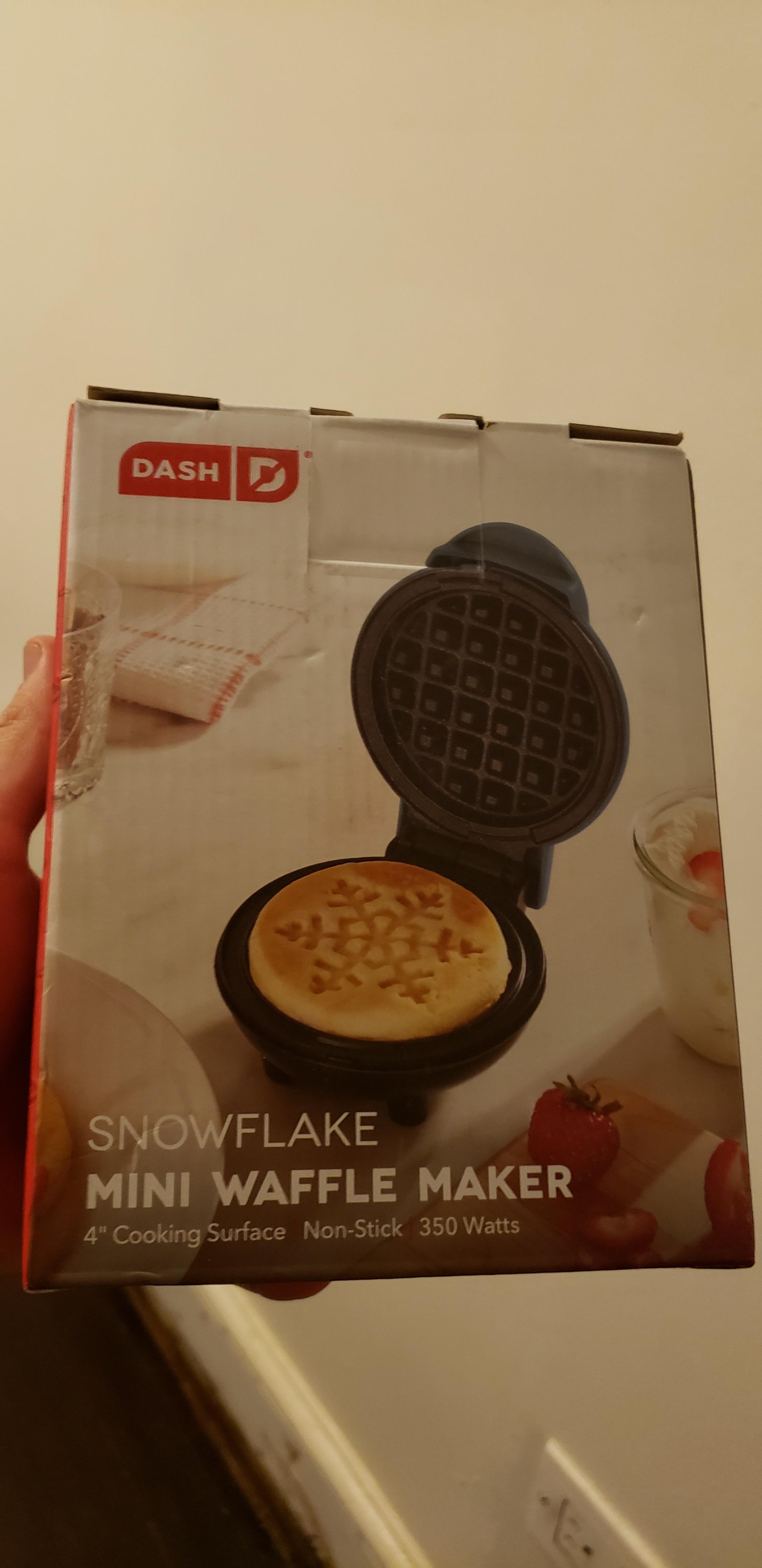 Detail Snowflake Mini Waffle Maker Nomer 58