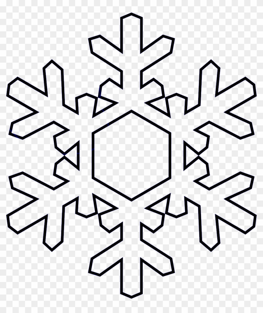 Detail Snowflake Outline Png Nomer 10