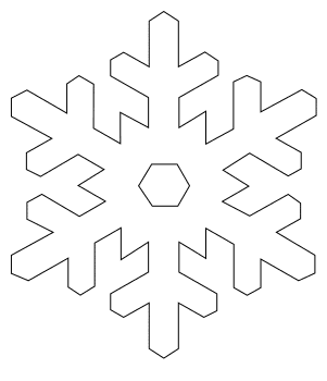 Detail Snowflake Outline Png Nomer 35