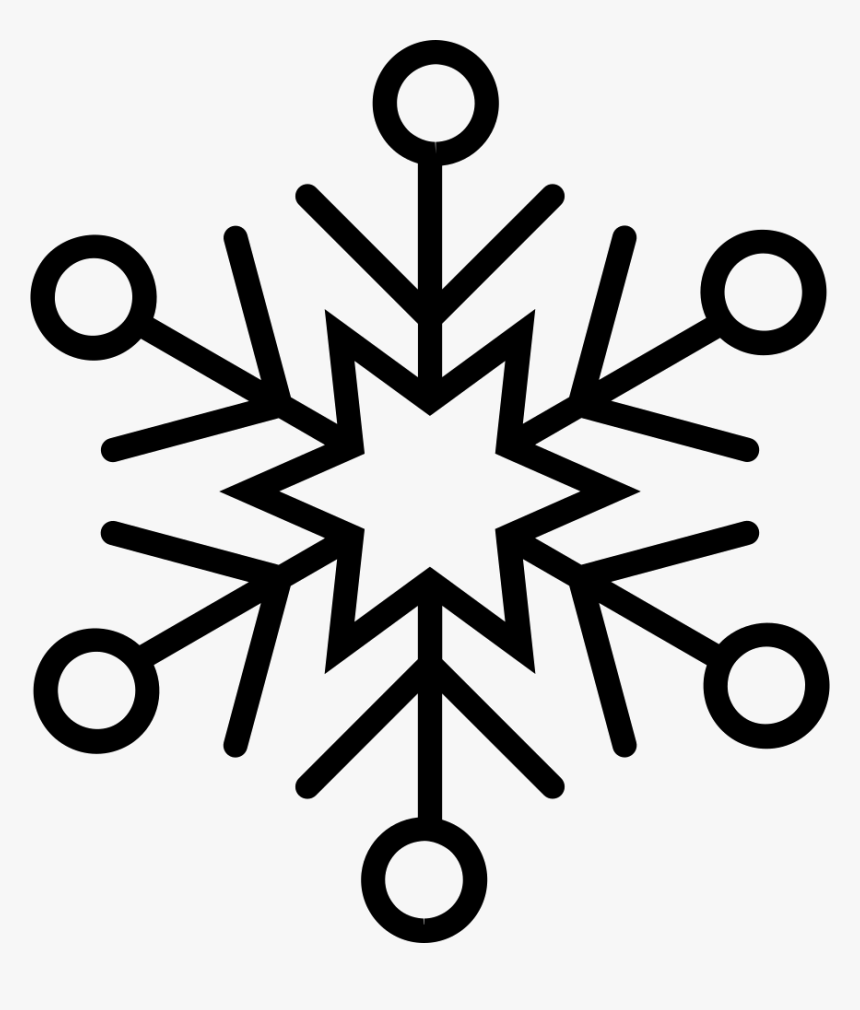 Detail Snowflake Outline Png Nomer 8