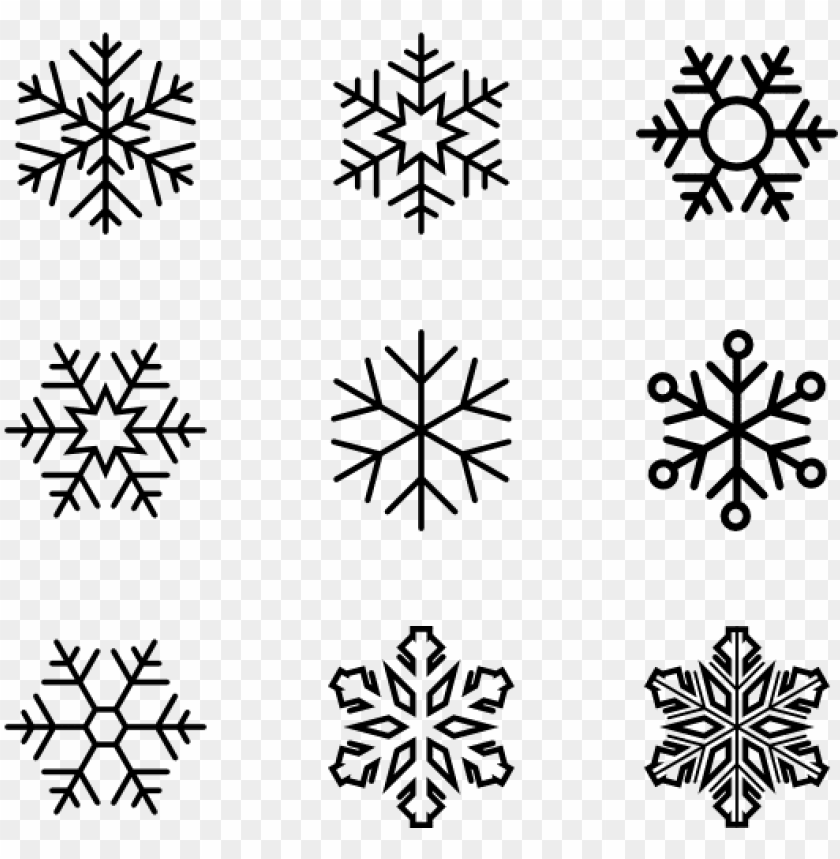 Detail Snowflake Png Vector Nomer 26