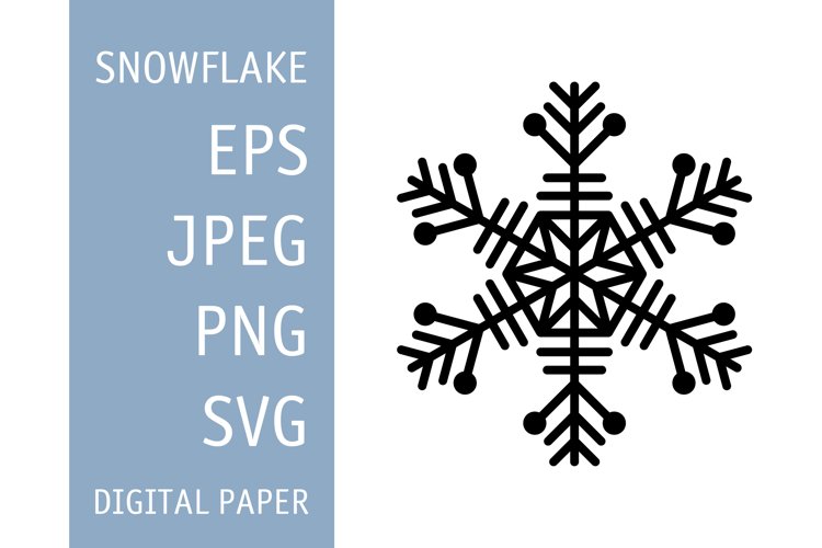 Detail Snowflake Png Vector Nomer 45