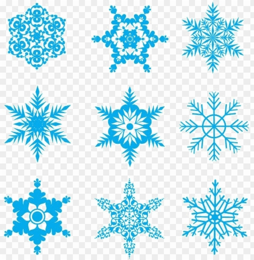 Detail Snowflake Png Vector Nomer 48