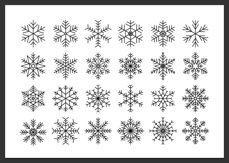 Detail Snowflake Png Vector Nomer 52