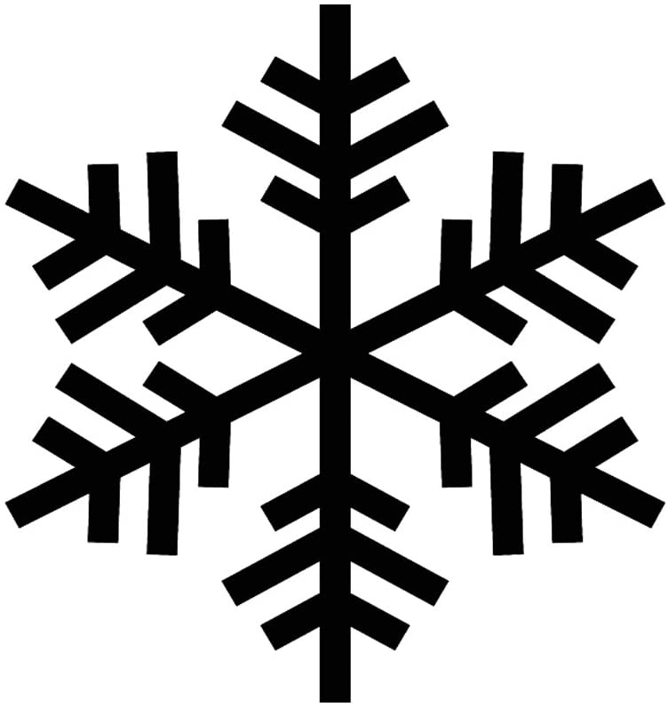 Detail Snowflake Silhouette Nomer 19