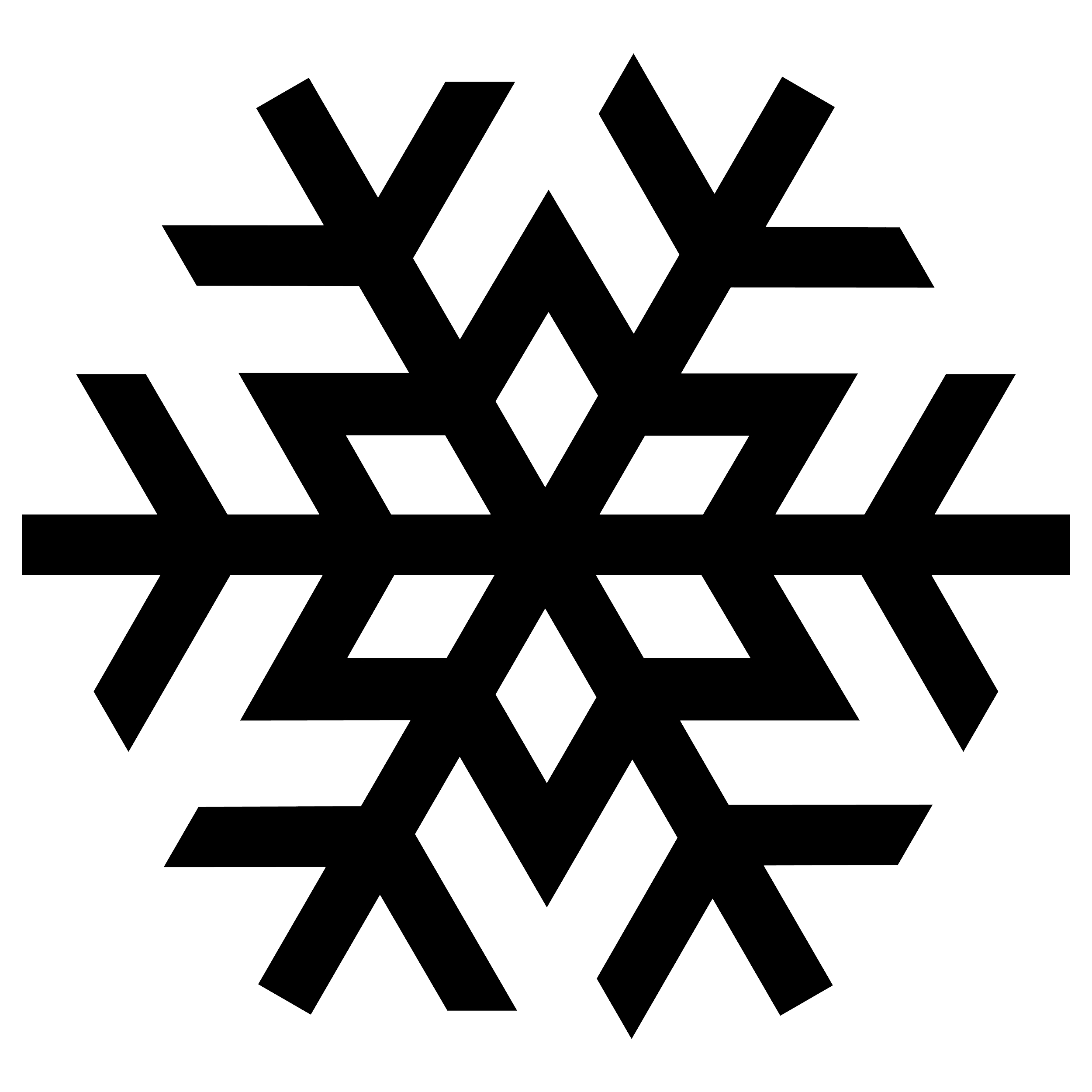 Detail Snowflake Silhouette Nomer 25