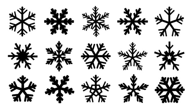 Detail Snowflake Silhouette Nomer 4