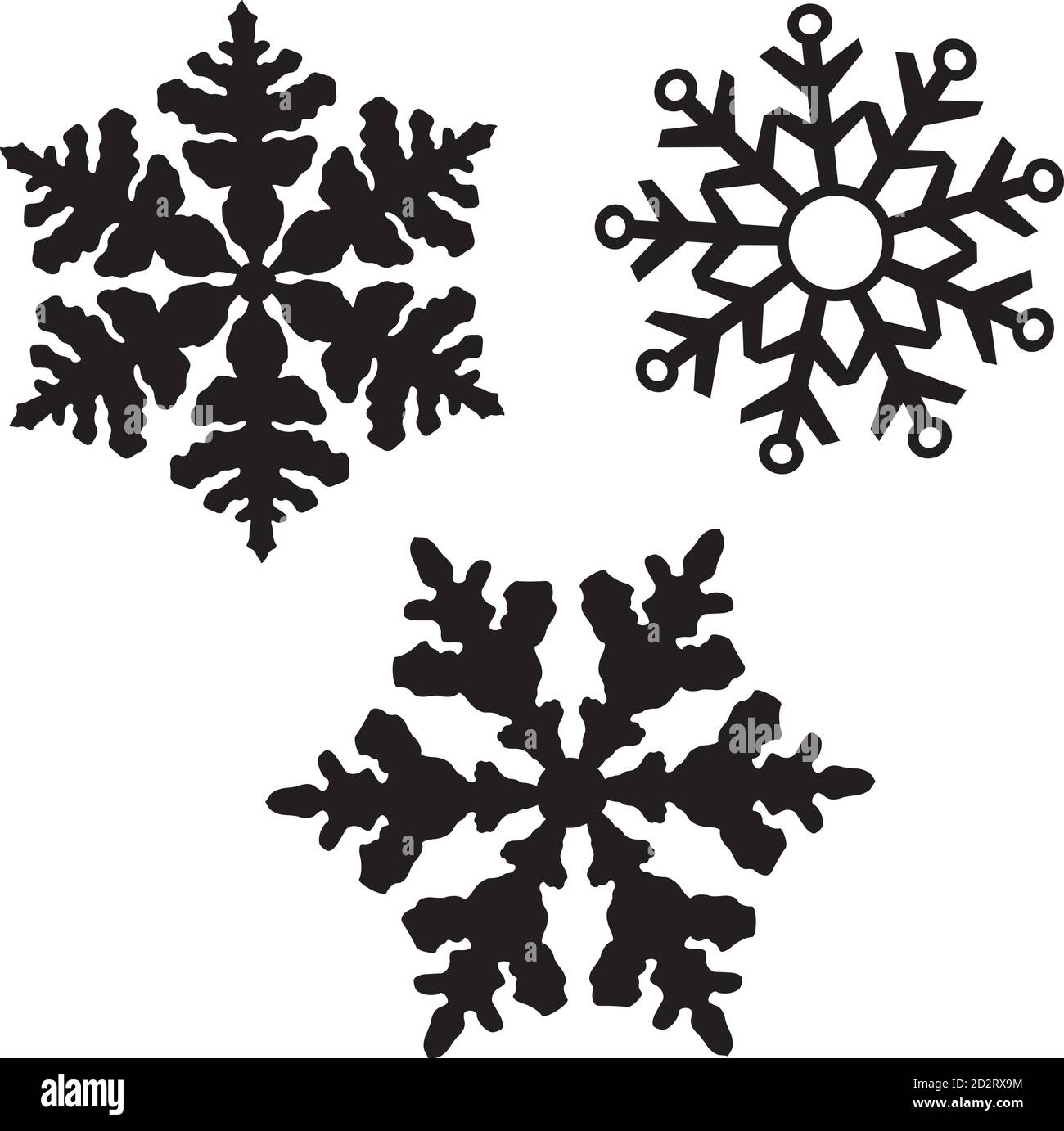 Detail Snowflake Silhouette Nomer 34