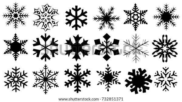 Detail Snowflake Silhouette Nomer 56