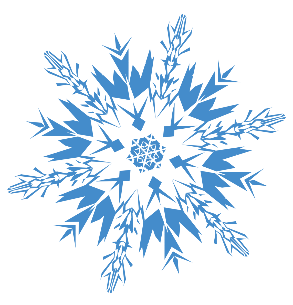 Detail Snowflake Transparent Png Nomer 12