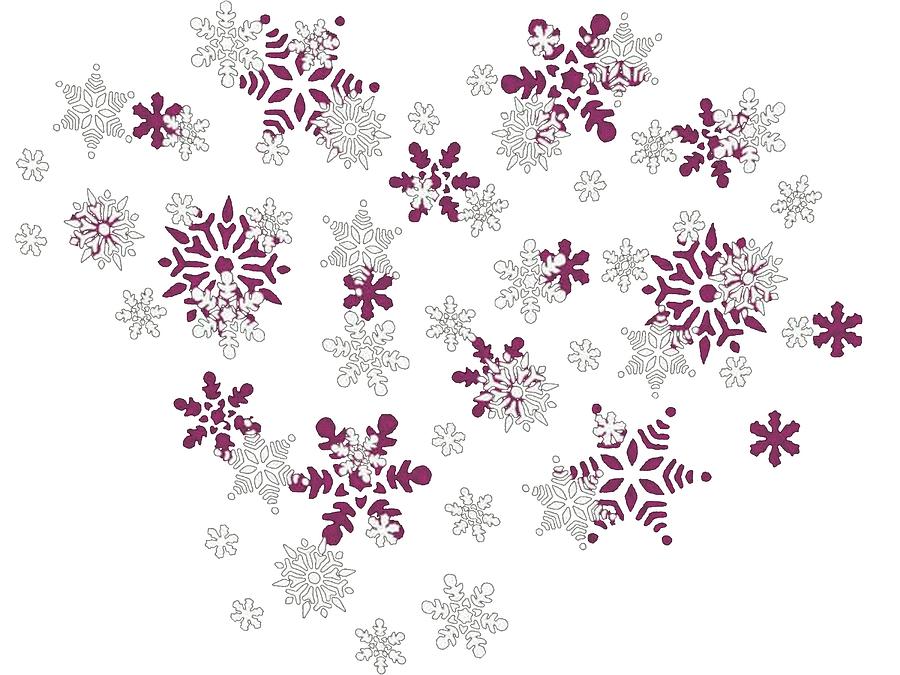 Detail Snowflakes Background Transparent Nomer 20