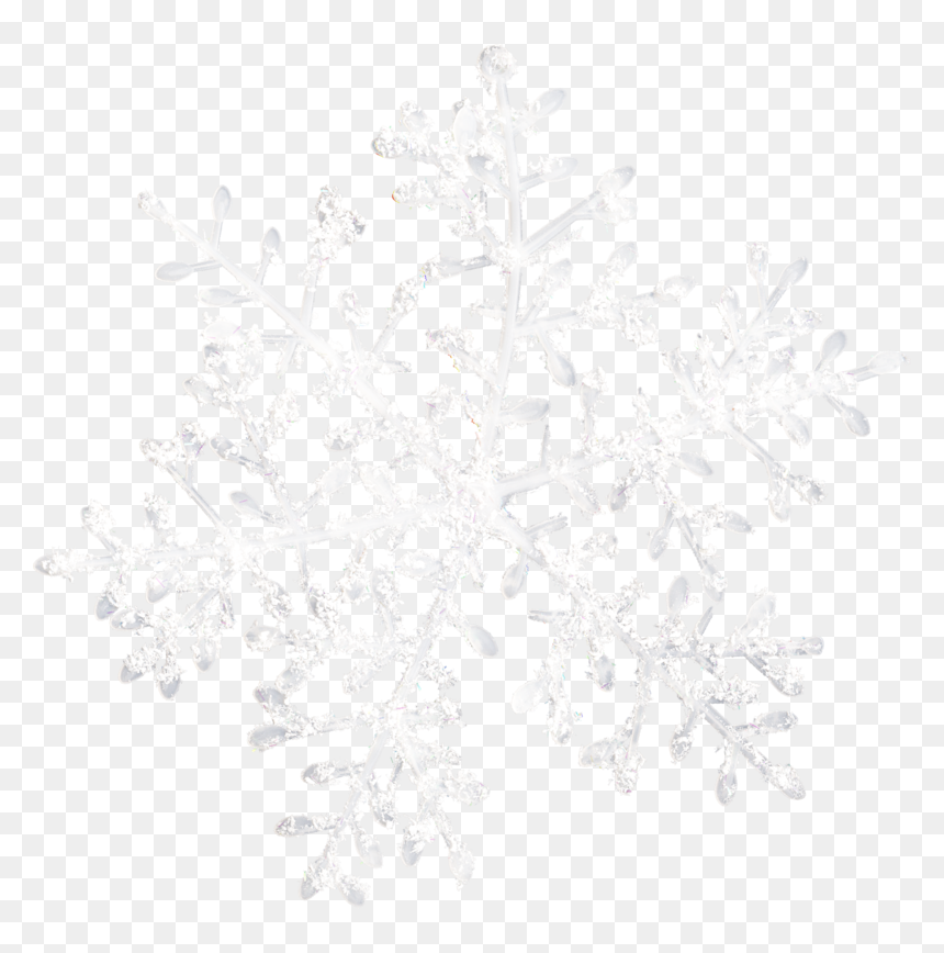 Detail Snowflakes Background Transparent Nomer 34