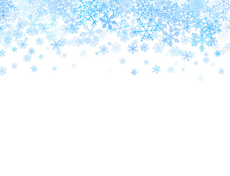 Detail Snowflakes Border Clipart Free Nomer 9