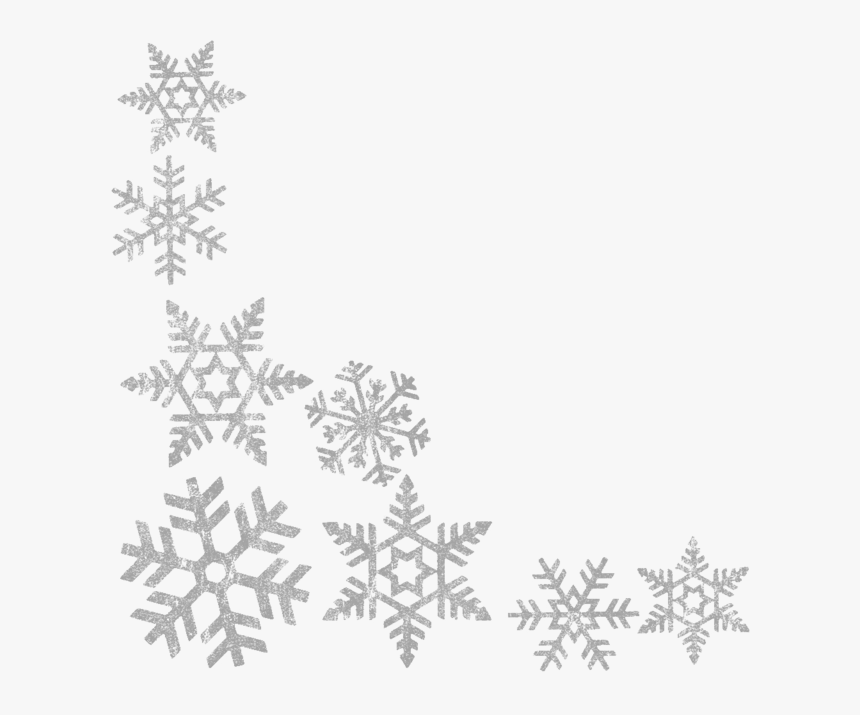 Detail Snowflakes Border Clipart Free Nomer 24