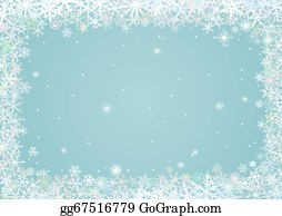 Detail Snowflakes Border Clipart Free Nomer 35