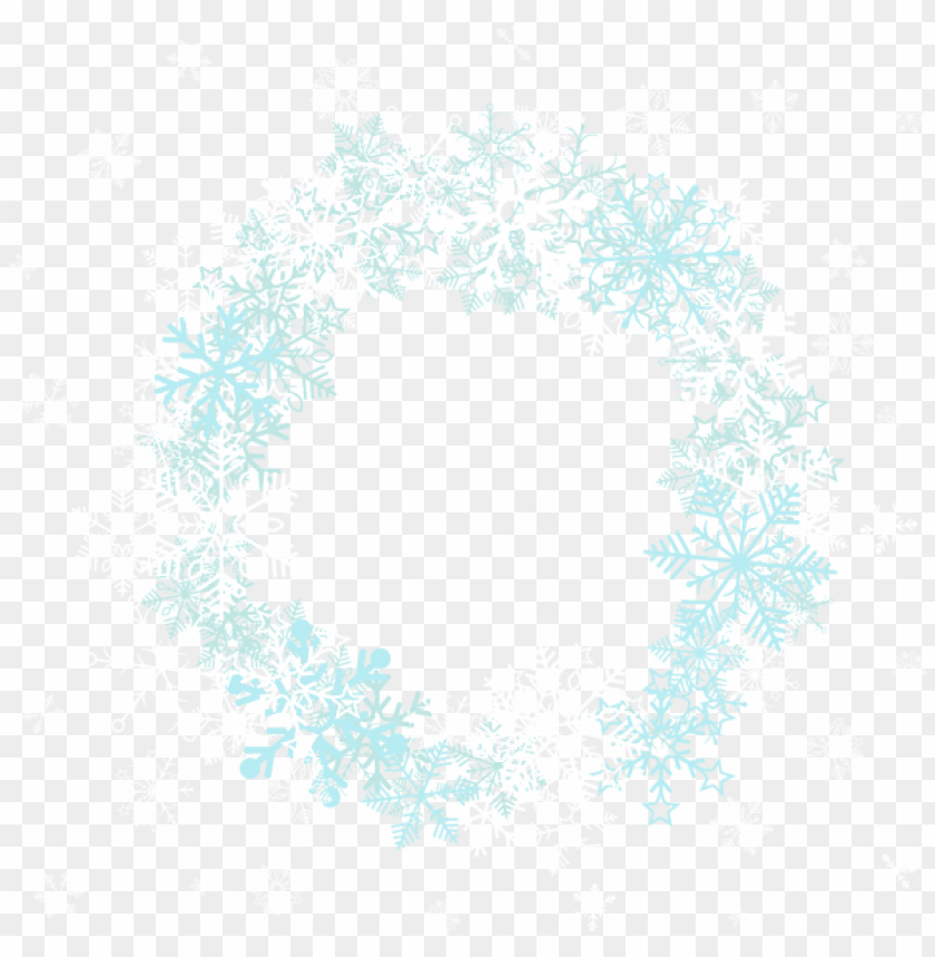 Detail Snowflakes Border Png Nomer 26