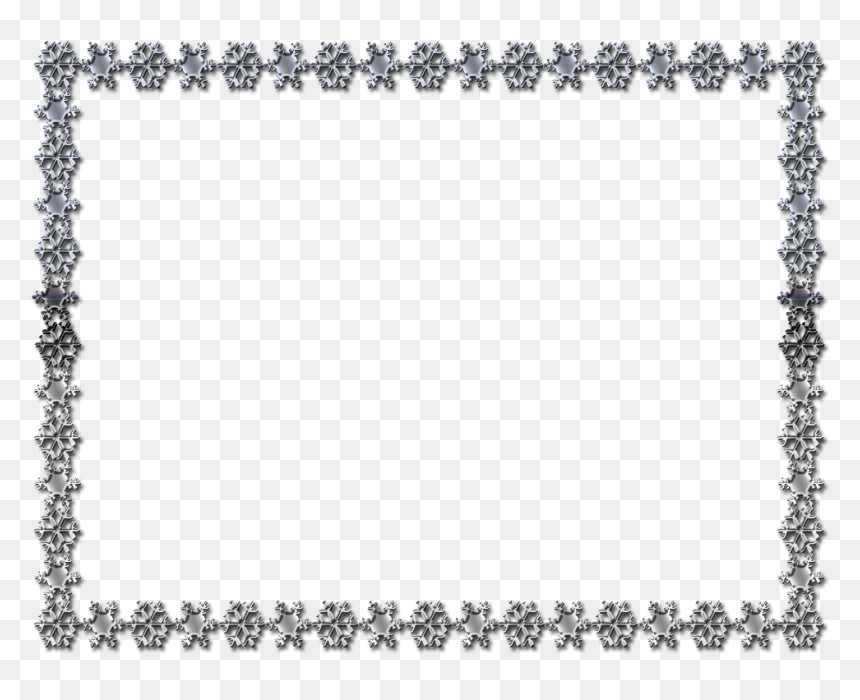 Detail Snowflakes Border Png Nomer 35