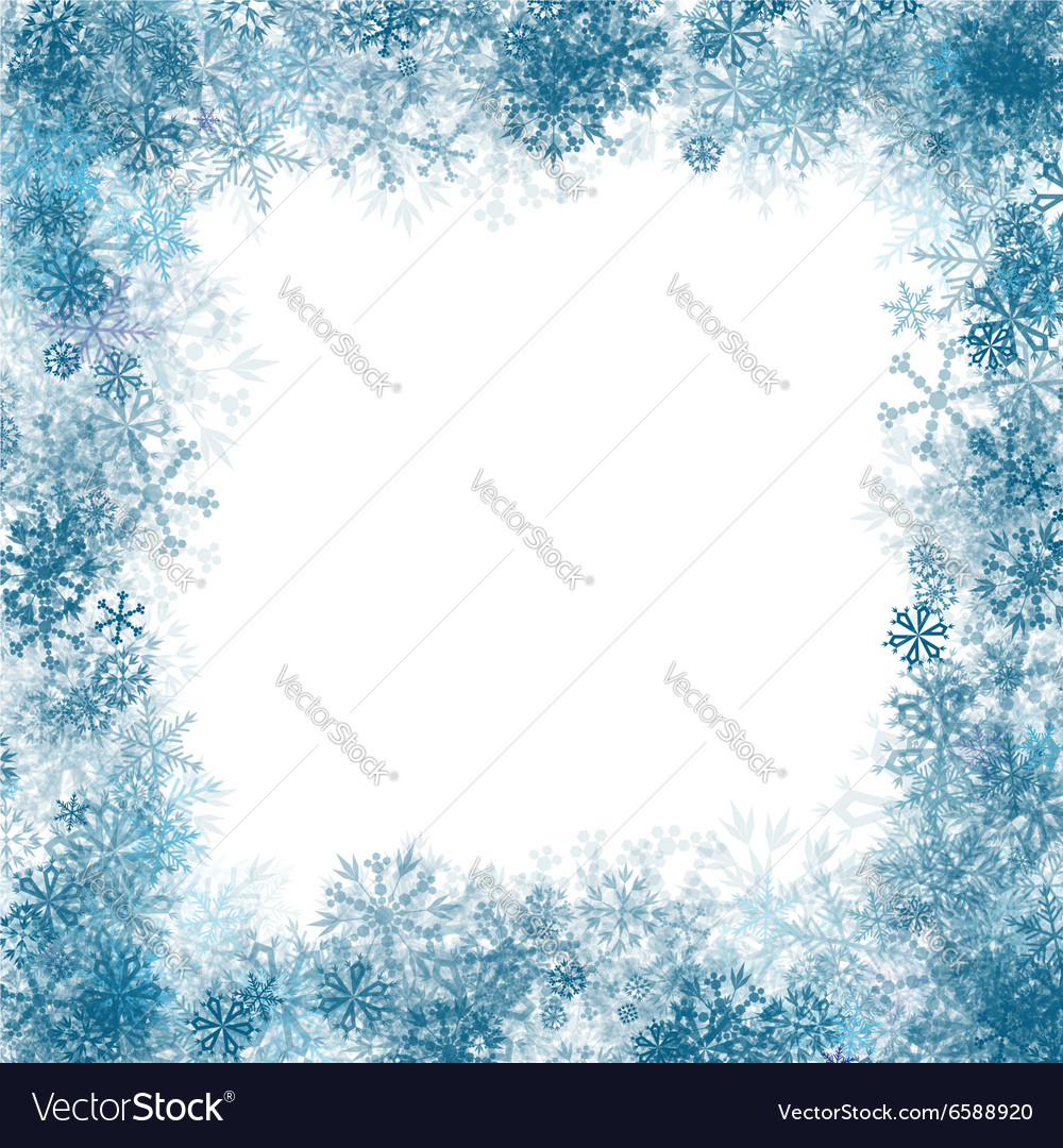 Detail Snowflakes Border Png Nomer 56