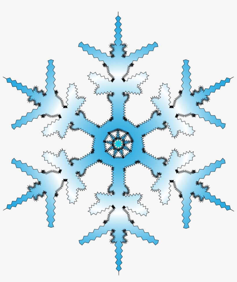 Detail Snowflakes Clipart Free Download Nomer 24