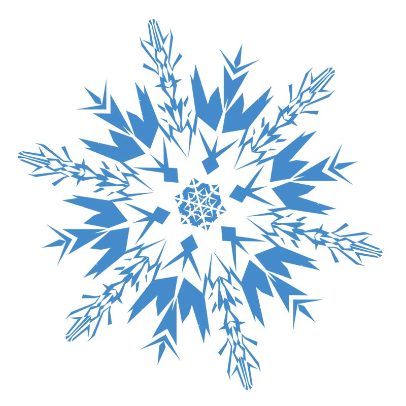 Detail Snowflakes Clipart Free Download Nomer 29